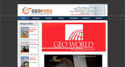 Desktop Screenshot of geoperusac.com